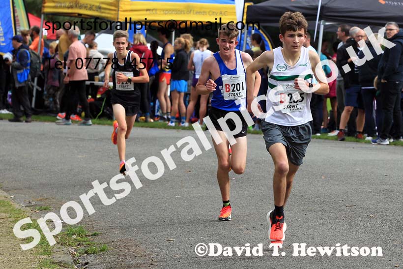 Mens under-17s 2023 Northern 6 and 4 Stage Relays and Youngsters, Birkenhead Park, Wirral.  Photo: David T. Hewitson/Sports for All Pics